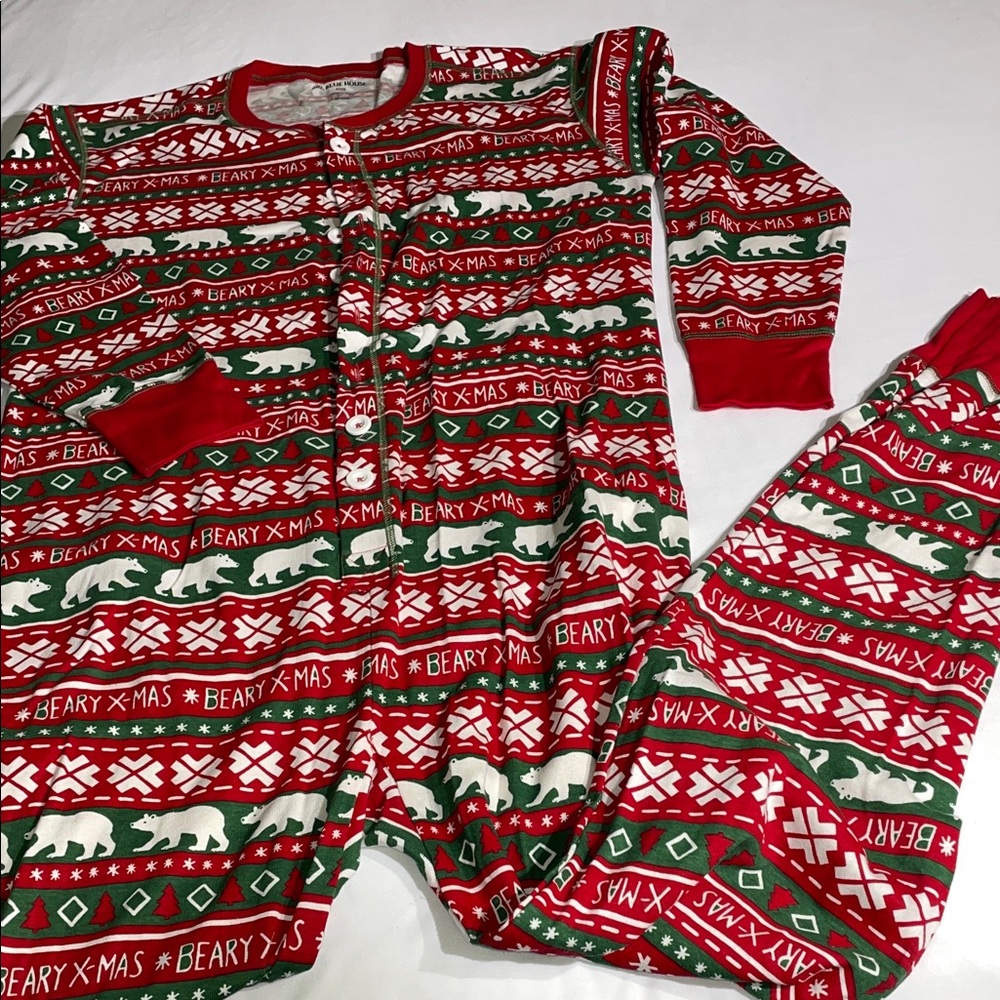 Festive Men’s Pajamas - Red, Green, White